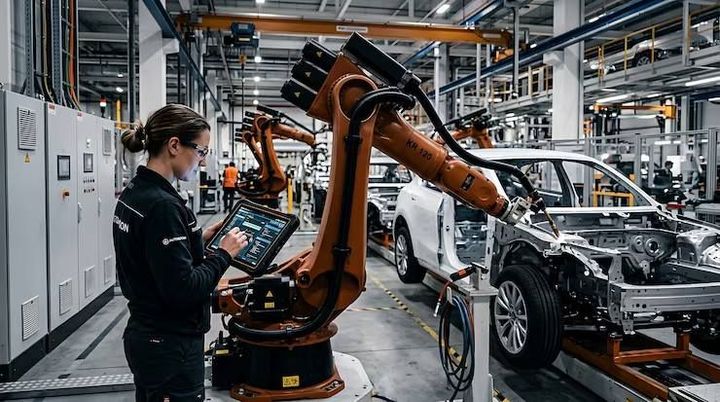Automotive Manufacturing Guide: Production Methods, Assembly Lines, Robotics and Quality Control